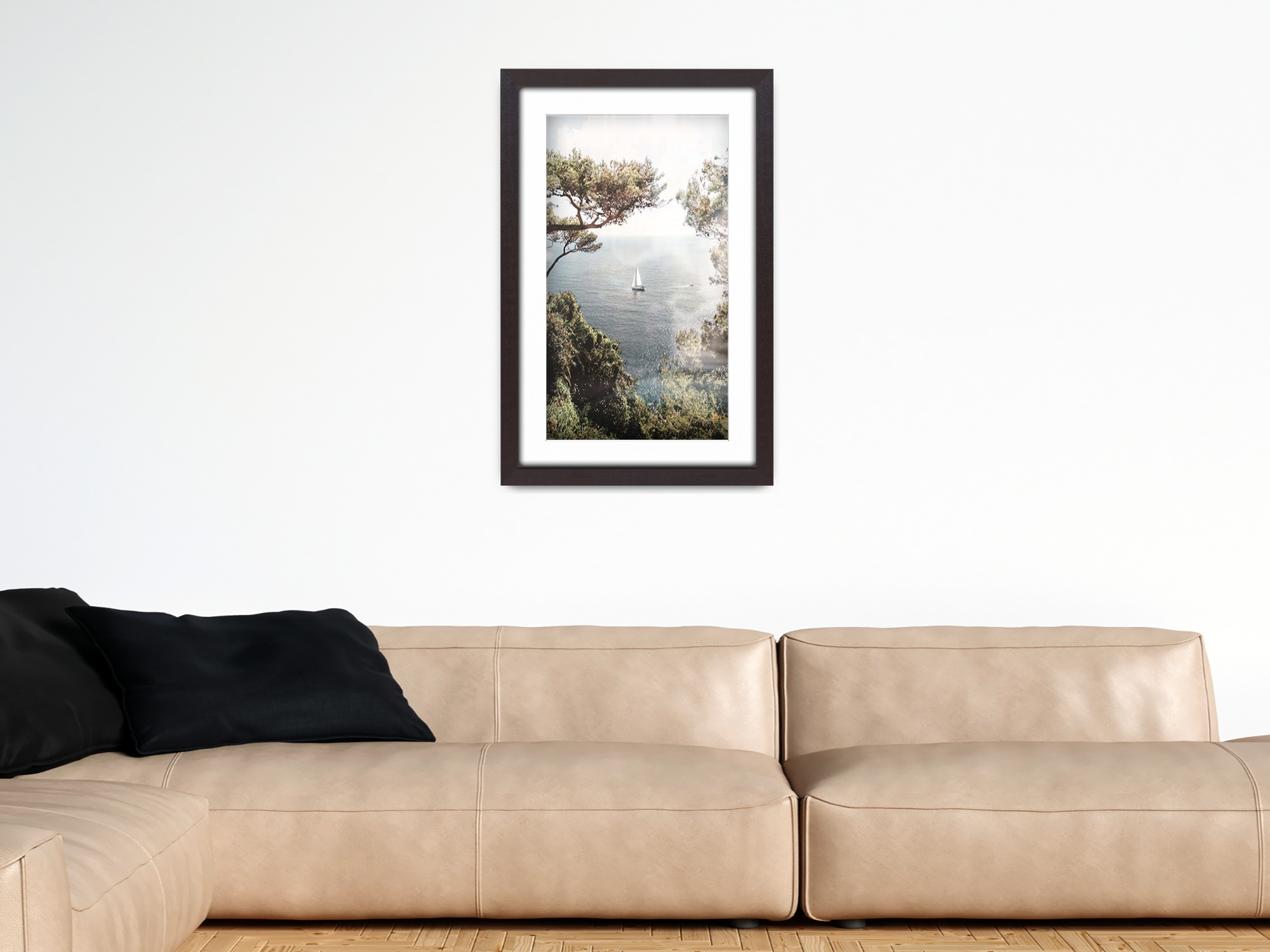 A2 ( 41.90 x 59.40 cm ) / 23 x 16 Inch with A3-(29.70 x 41.90 cm) White Mount Art Frames - MDF
