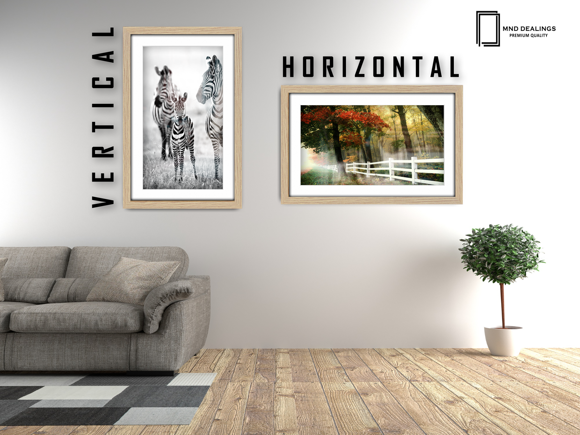 A2 ( 41.90 x 59.40 cm ) / 23 x 16 Inch with A3-(29.70 x 41.90 cm) White Mount Art Frames - MDF