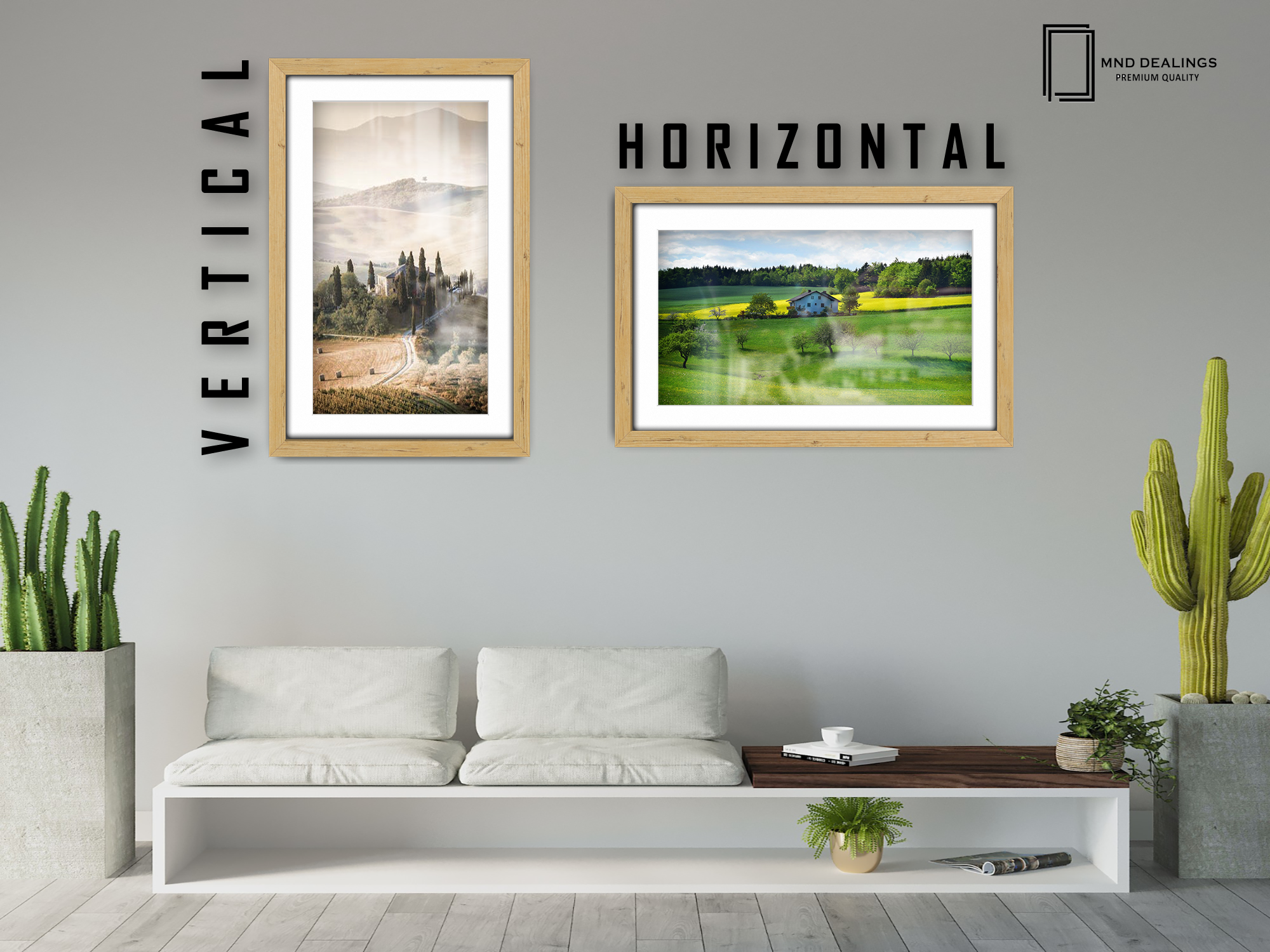 A2 ( 41.90 x 59.40 cm ) / 23 x 16 Inch with A3-(29.70 x 41.90 cm) White Mount Art Frames - MDF