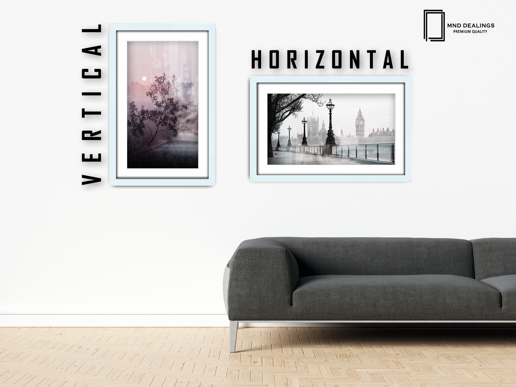 A2 ( 41.90 x 59.40 cm ) / 23 x 16 Inch with A3-(29.70 x 41.90 cm) White Mount Art Frames - MDF