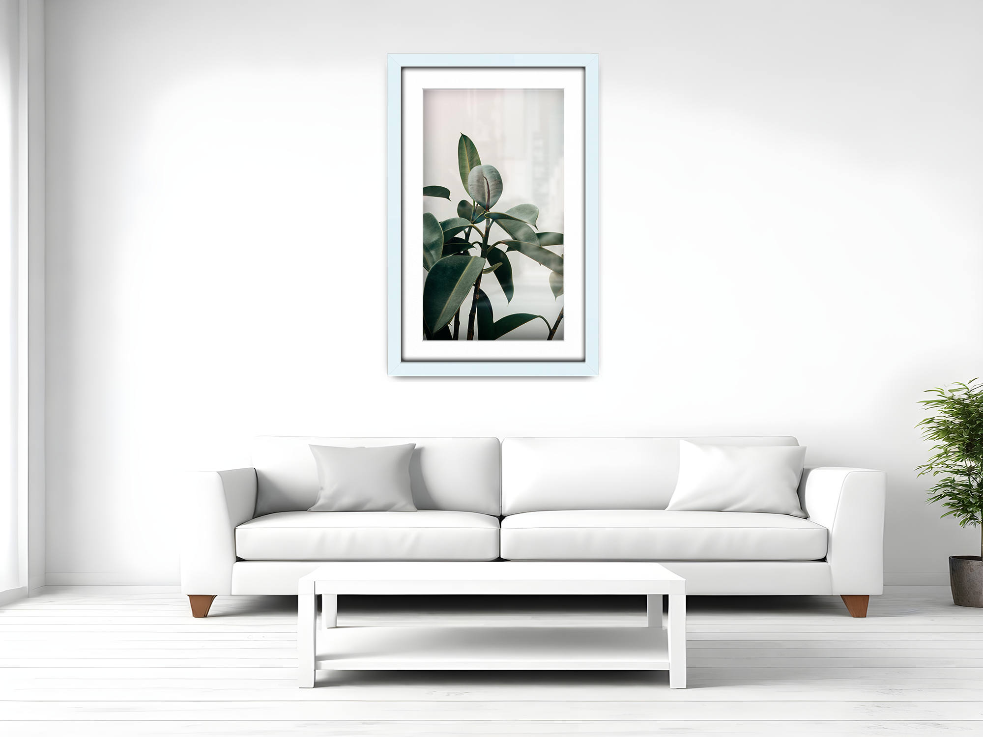 A2 ( 41.90 x 59.40 cm ) / 23 x 16 Inch with A3-(29.70 x 41.90 cm) White Mount Art Frames - MDF