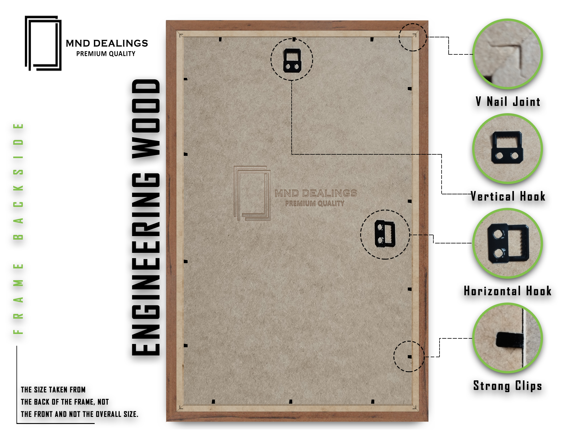 A3 ( 29.70 x 41.90 CM ) / 16 x 11 Inch Art Frames - MDF