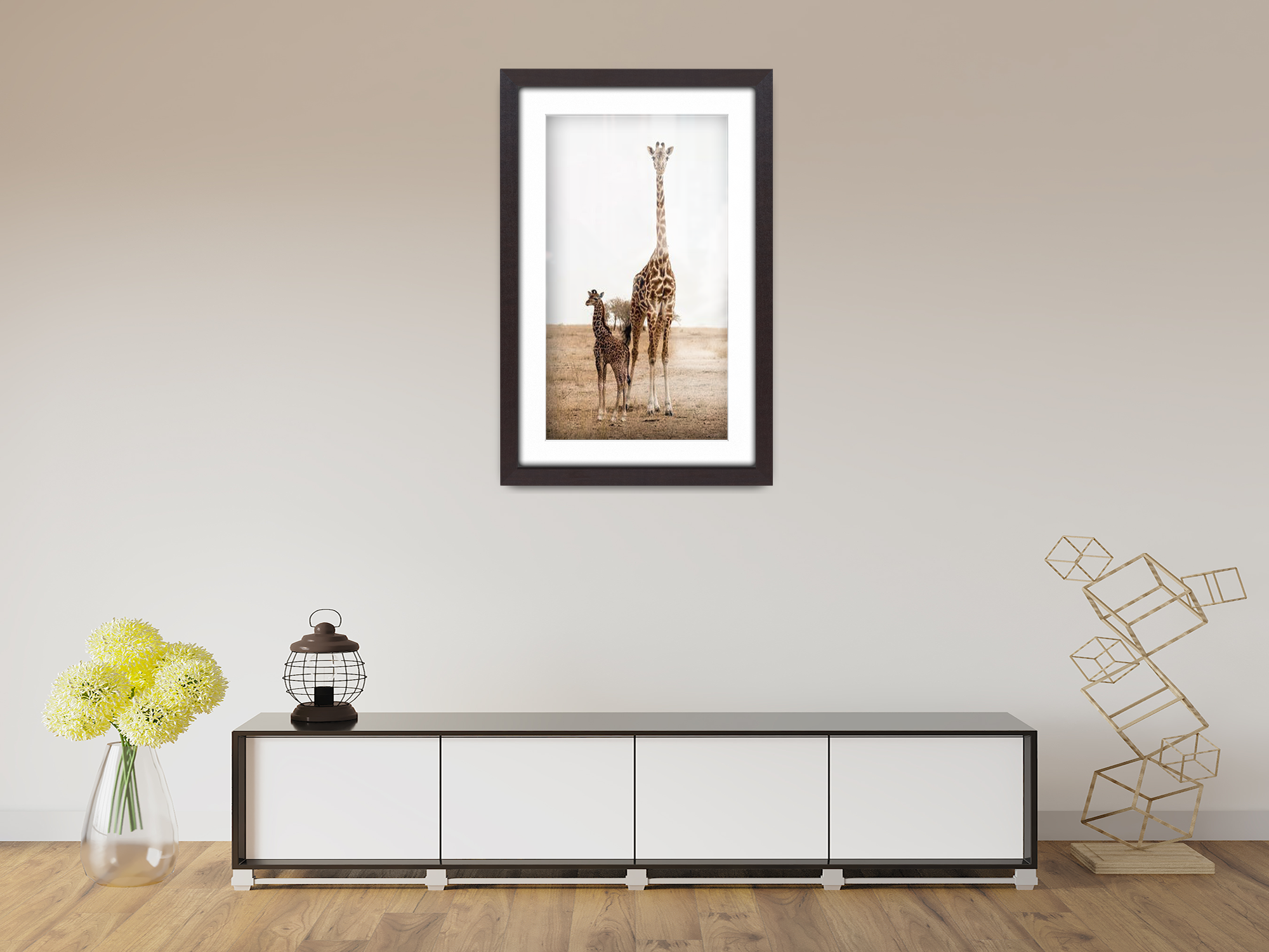 A3 ( 29.70 x 41.90 cm ) / 16 x 11 Inch with A4-(21.00 x 29.70 cm) White Mount Certificate Frames - MDF