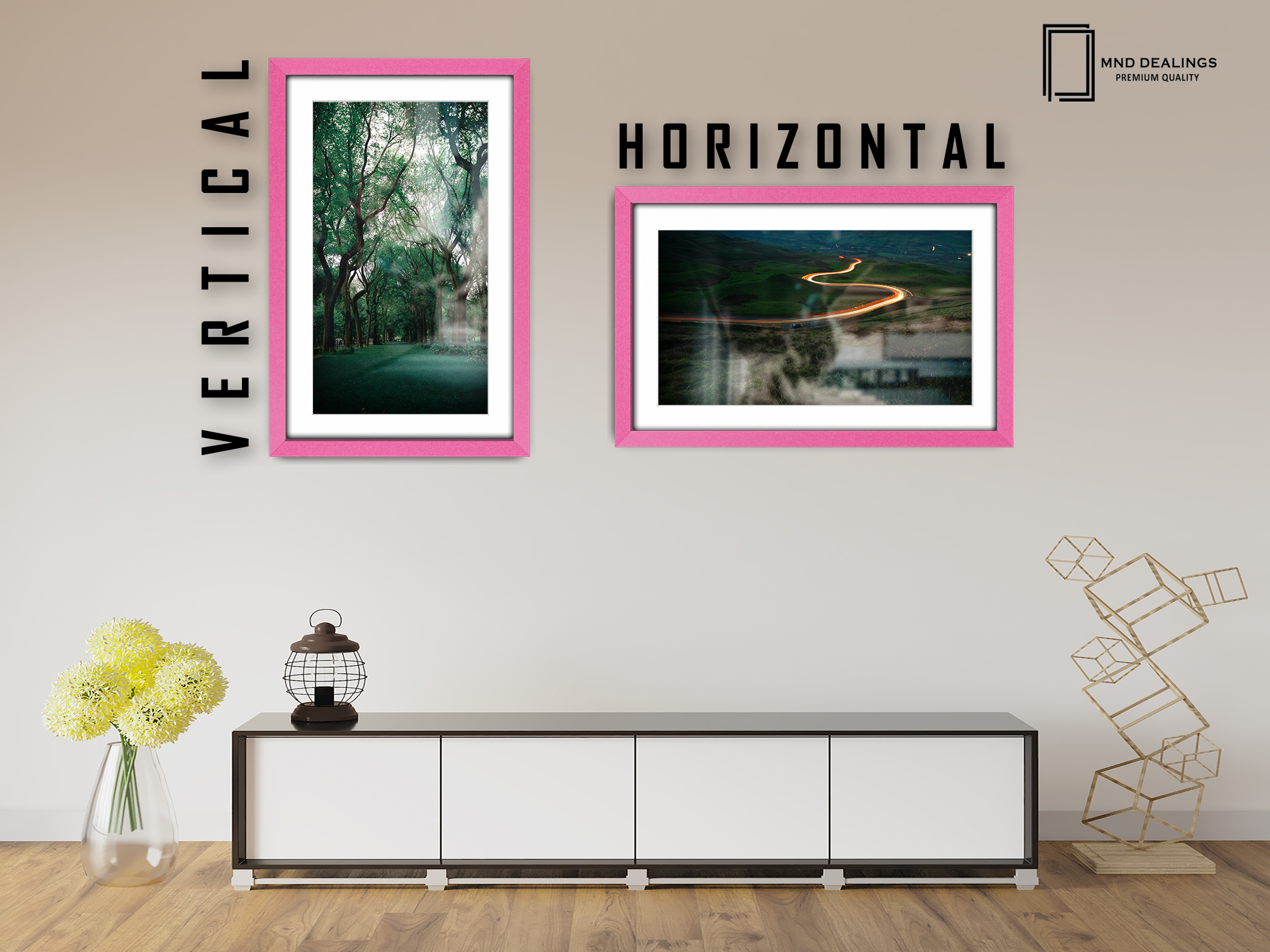 A3 ( 29.70 x 41.90 cm ) / 16 x 11 Inch with A4-(21.00 x 29.70 cm) White Mount Certificate Frames - MDF