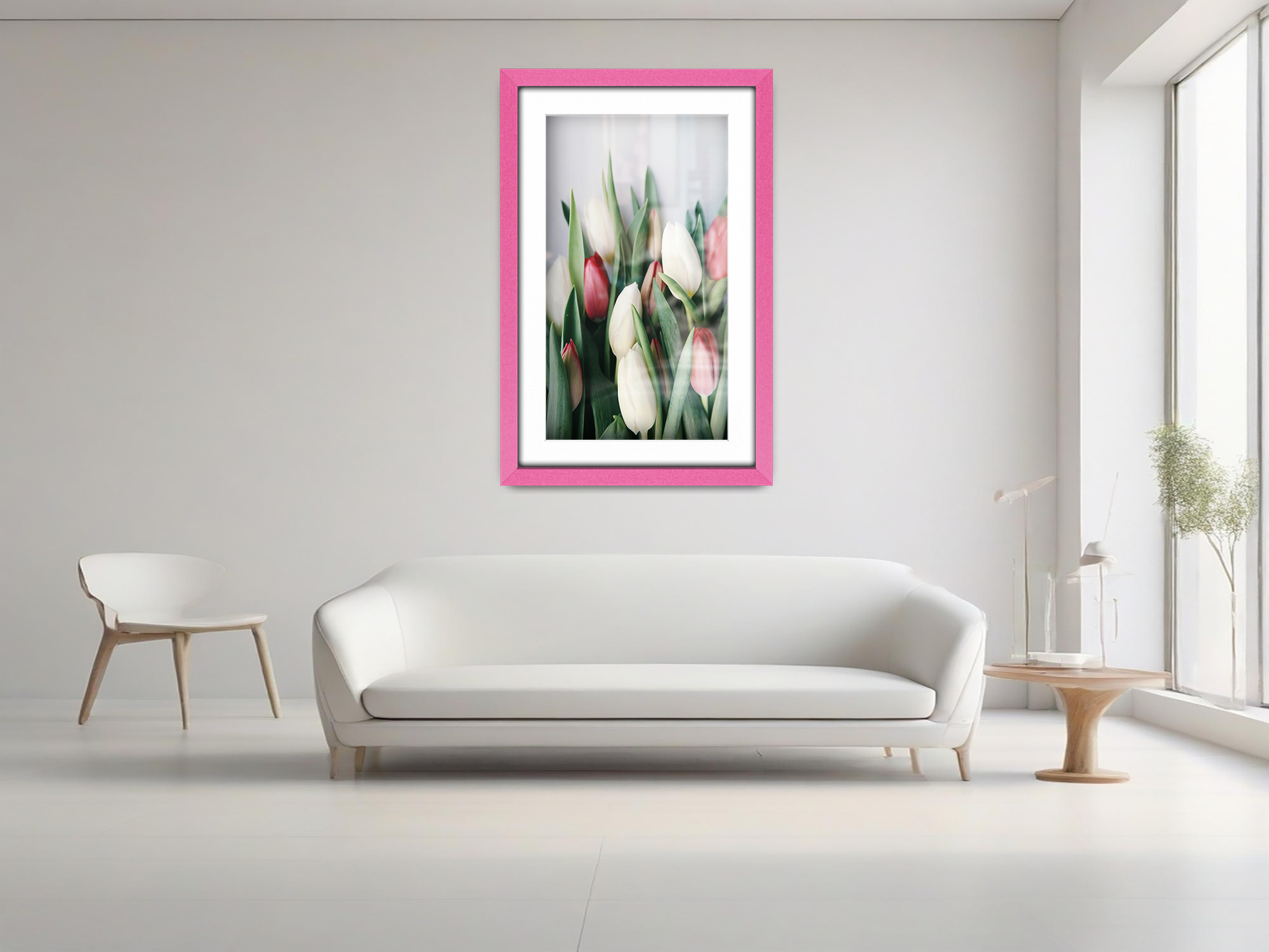 A3 ( 29.70 x 41.90 cm ) / 16 x 11 Inch with A4-(21.00 x 29.70 cm) White Mount Certificate Frames - MDF