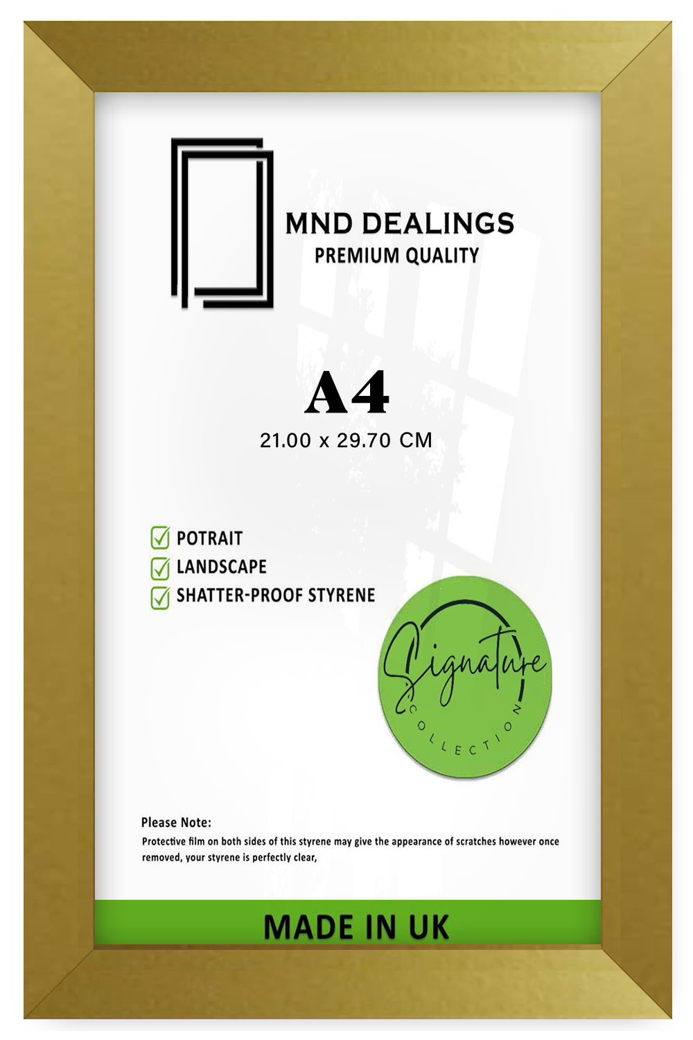 A4 ( 21.00 x 29.70 CM ) / 11 x 8 Inch Photo Frames - MDF