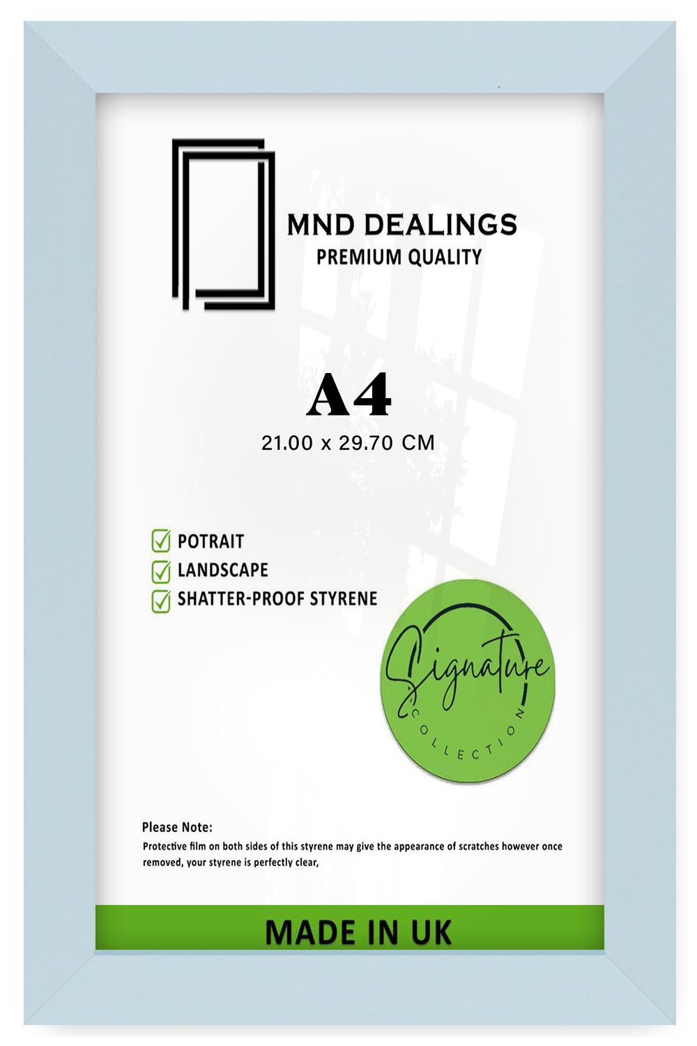 A4 ( 21.00 x 29.70 CM ) / 11 x 8 Inch Photo Frames - MDF