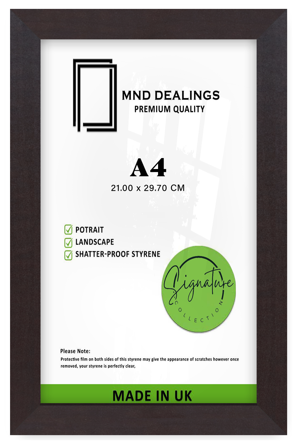 A4 ( 21.00 x 29.70 CM ) / 11 x 8 Inch Photo Frames - MDF