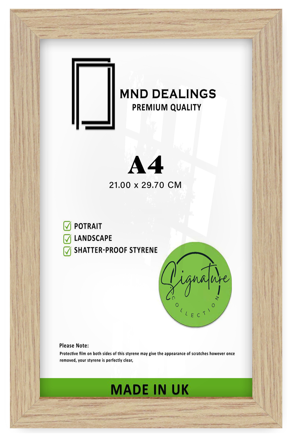 A4 ( 21.00 x 29.70 CM ) / 11 x 8 Inch Photo Frames - MDF