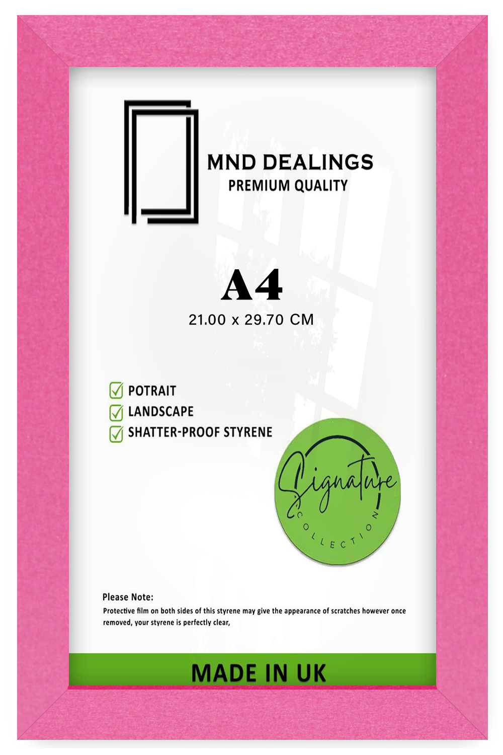 A4 ( 21.00 x 29.70 CM ) / 11 x 8 Inch Photo Frames - MDF