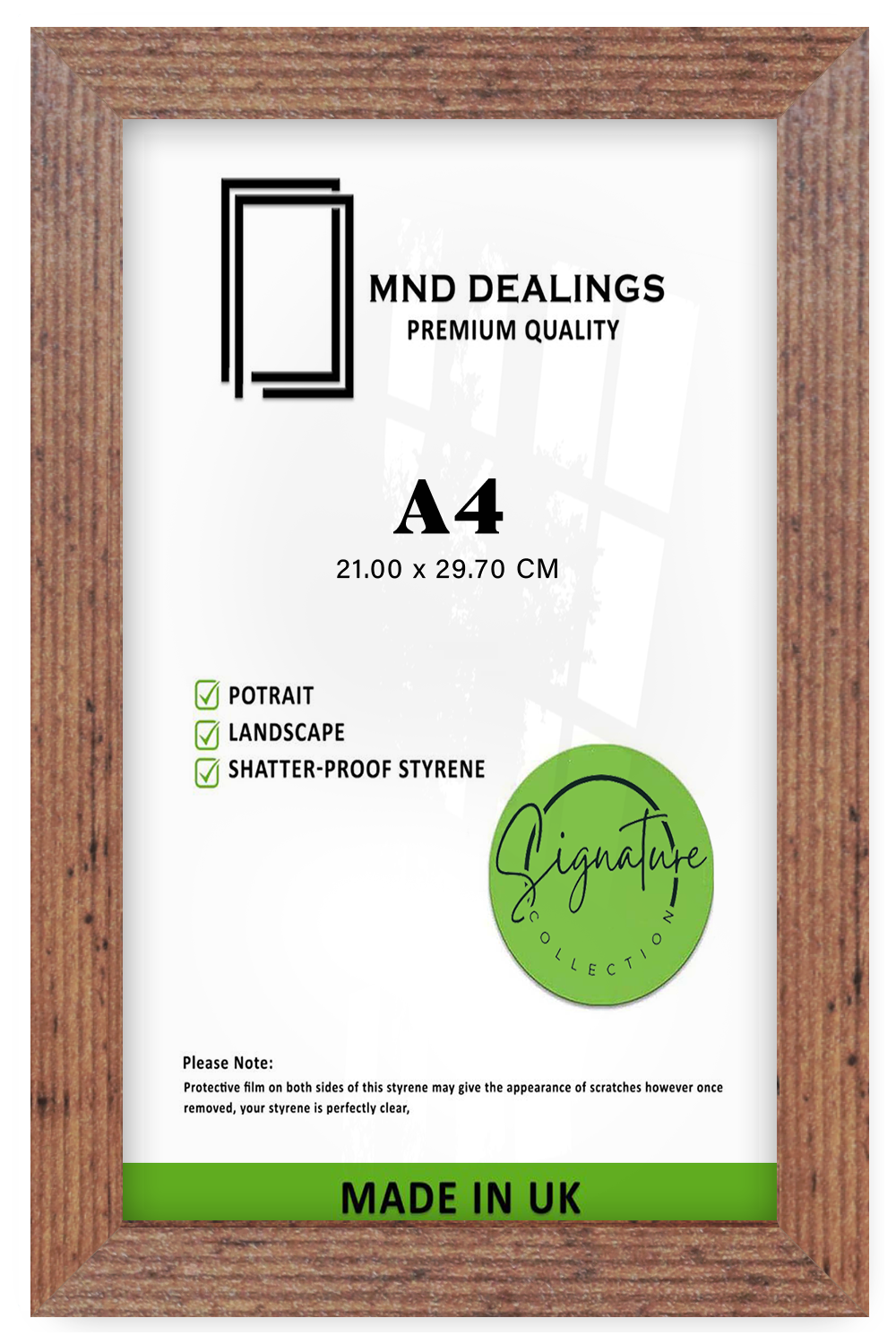 A4 ( 21.00 x 29.70 CM ) / 11 x 8 Inch Photo Frames - MDF