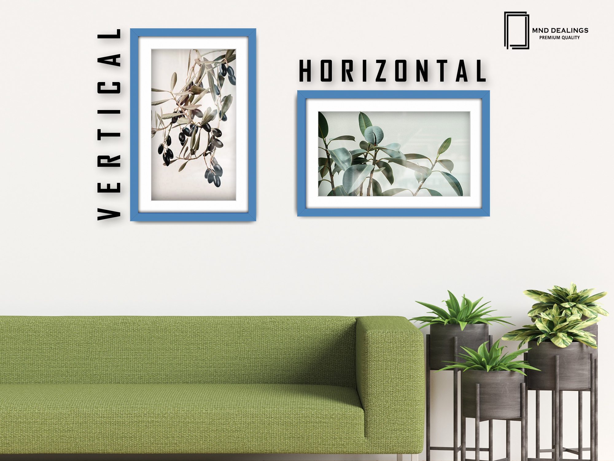 A4 ( 21.00 x 29.70 cm ) / 11 x 8 Inch with A5-(14.80 x 21.00 cm) White Mount Art Frames - MDF
