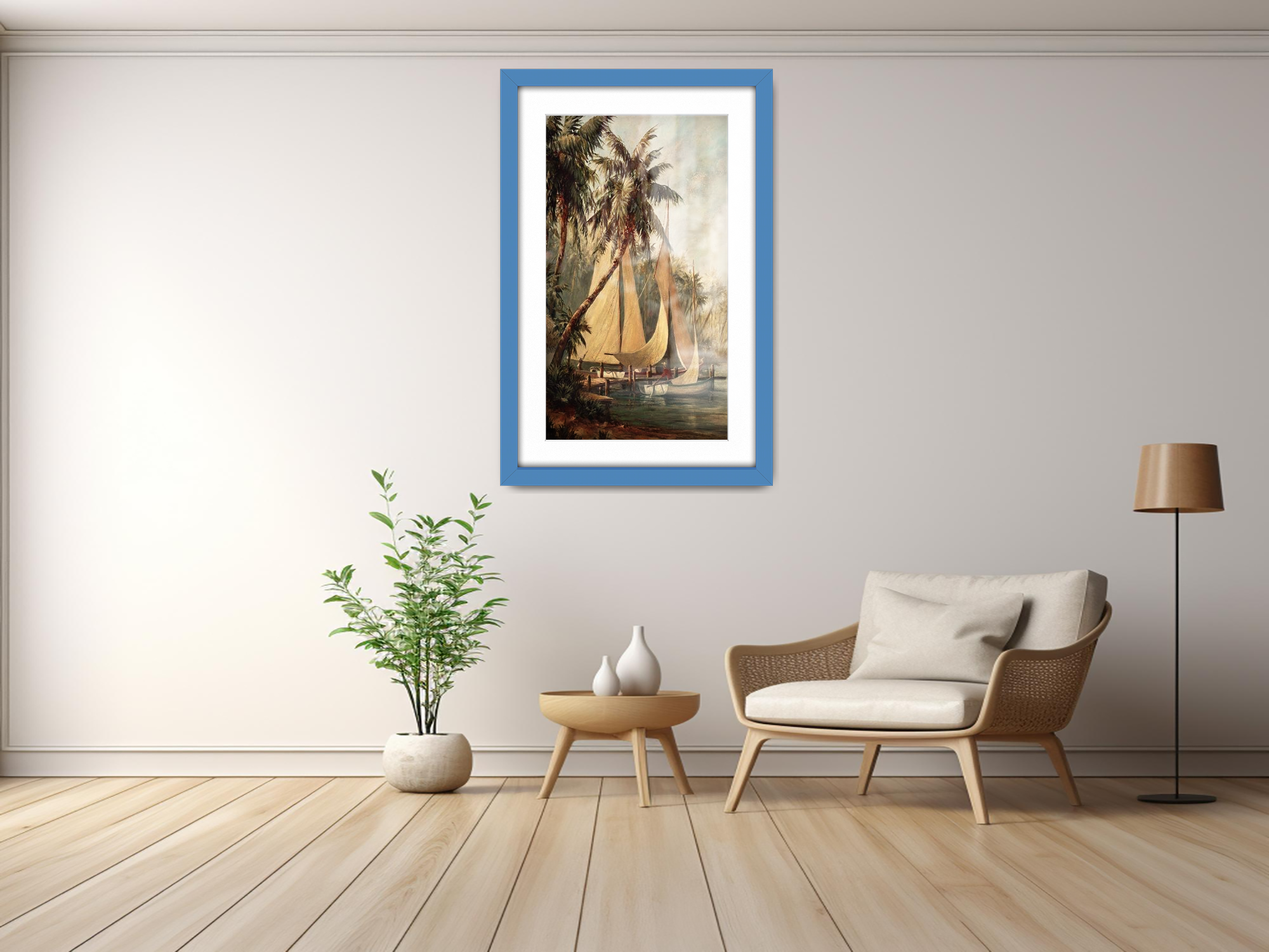 A4 ( 21.00 x 29.70 cm ) / 11 x 8 Inch with A5-(14.80 x 21.00 cm) White Mount Art Frames - MDF