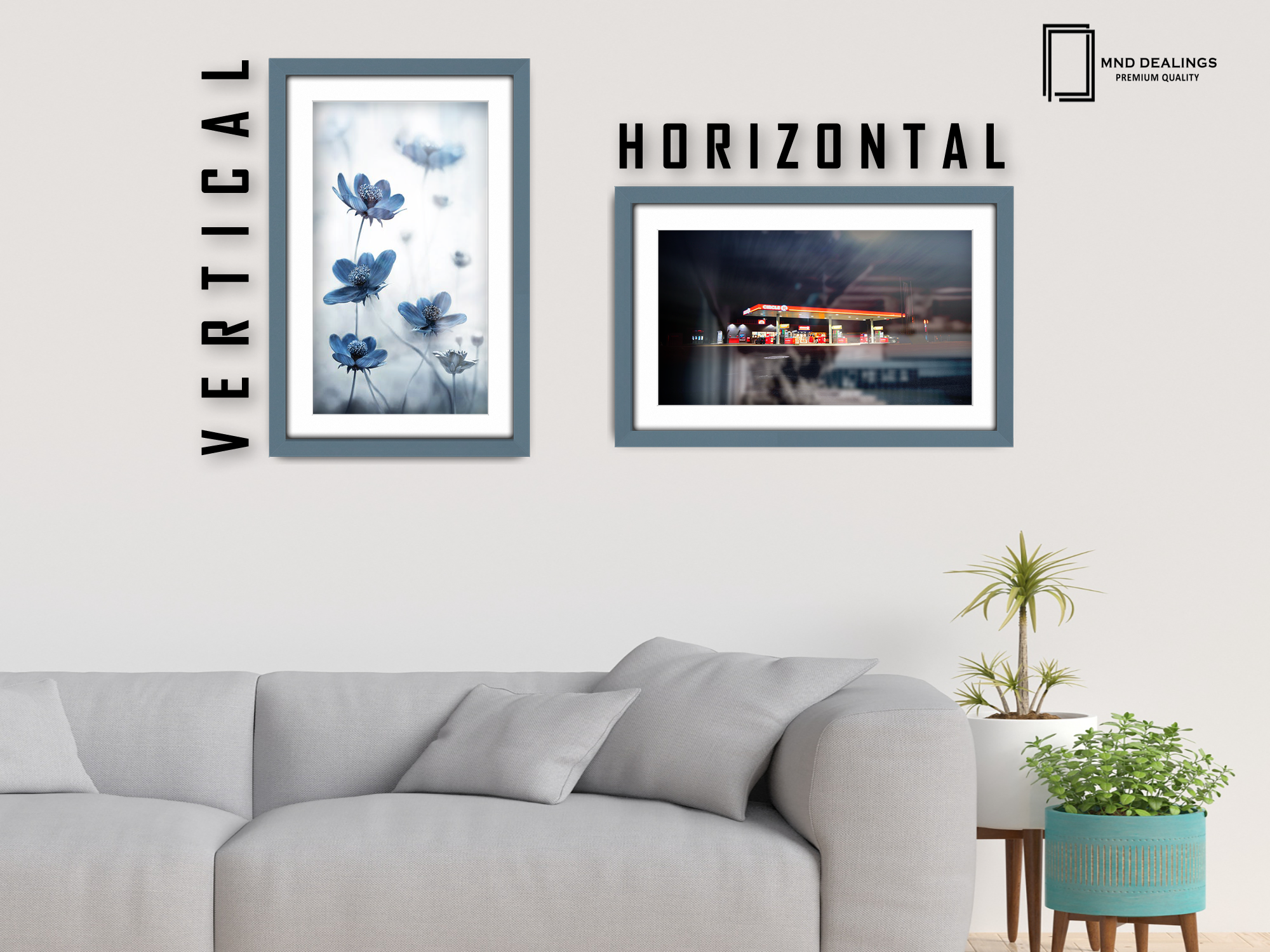 A4 ( 21.00 x 29.70 cm ) / 11 x 8 Inch with A5-(14.80 x 21.00 cm) White Mount Art Frames - MDF
