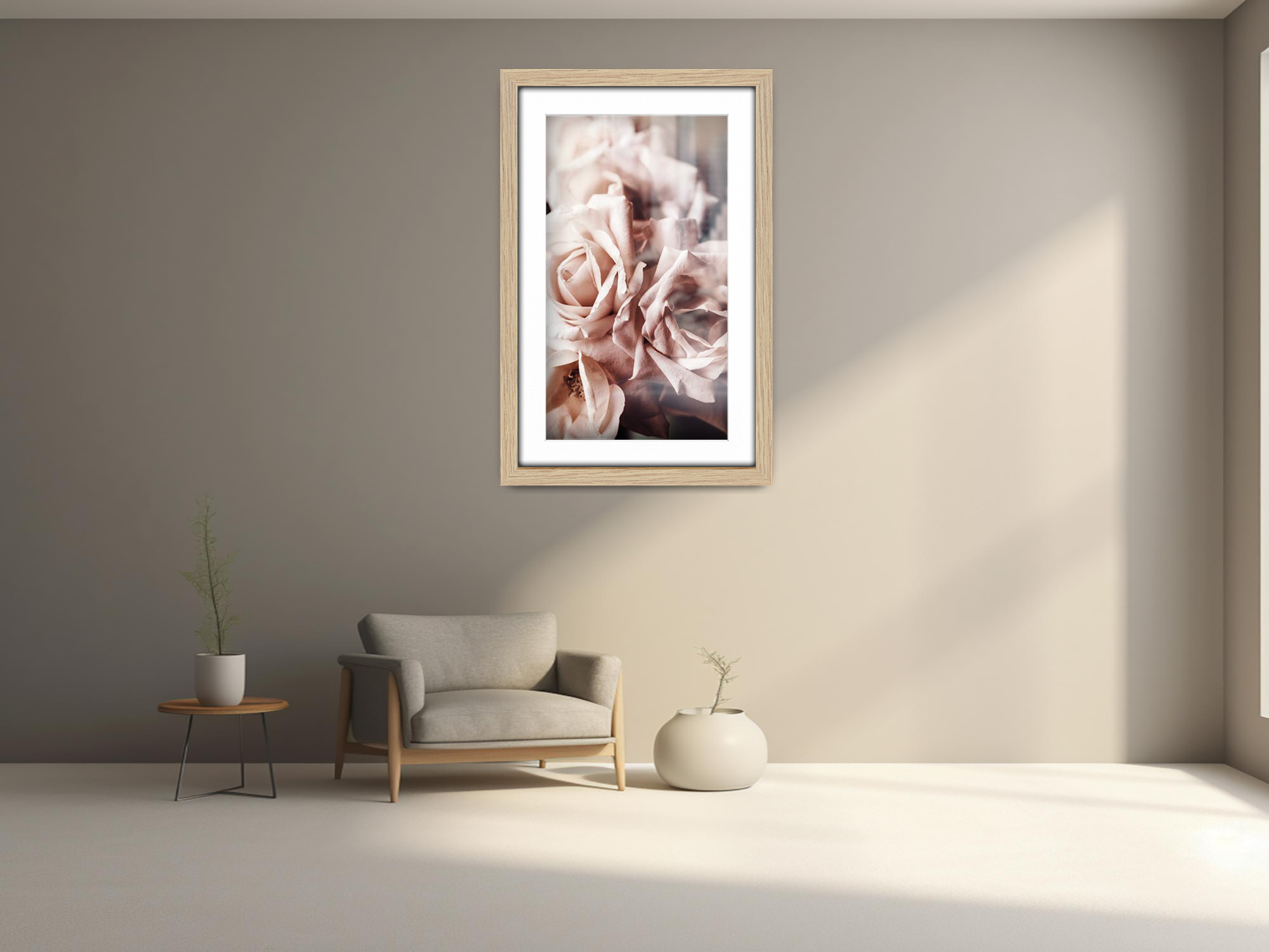 A4 ( 21.00 x 29.70 cm ) / 11 x 8 Inch with A5-(14.80 x 21.00 cm) White Mount Art Frames - MDF