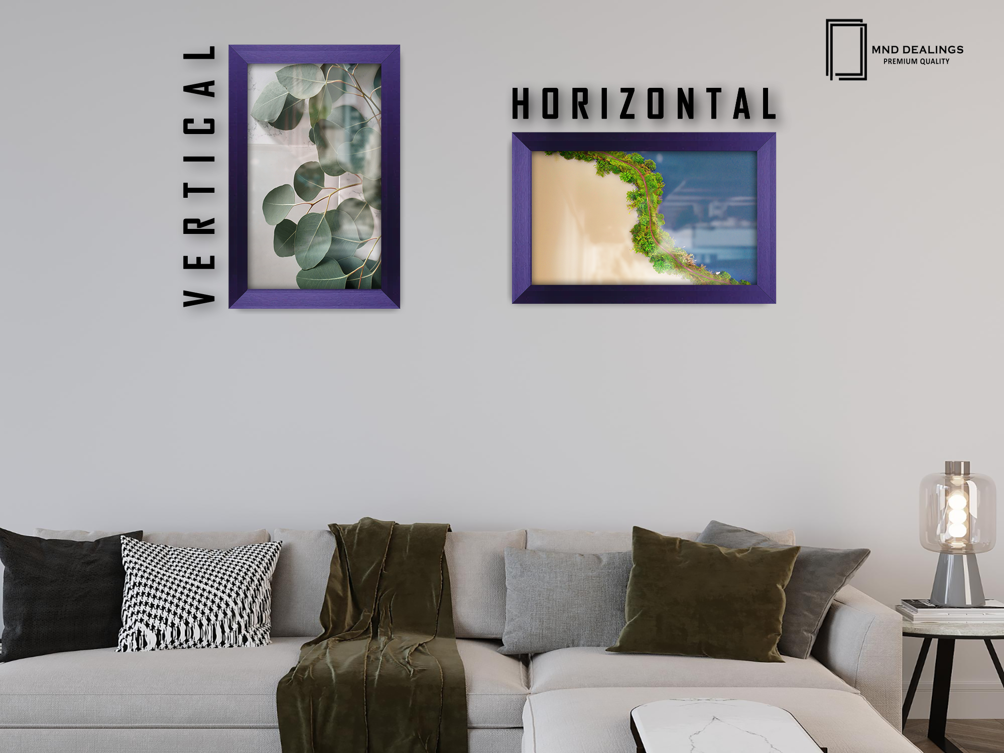 A5 ( 14.80 x 21.00 CM ) / 8 x 5.5 Inch Art Frames - MDF
