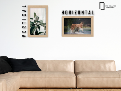 10 x 8 Inch / ( 25.40 x 20.32 CM )  |  Poster Frames - MDF
 -  [ Beech ]