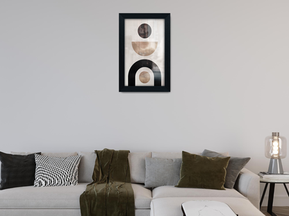 10 x 8 Inch / ( 25.40 x 20.32 CM )  |  Picture Frames - MDF
 -  [ Black ]