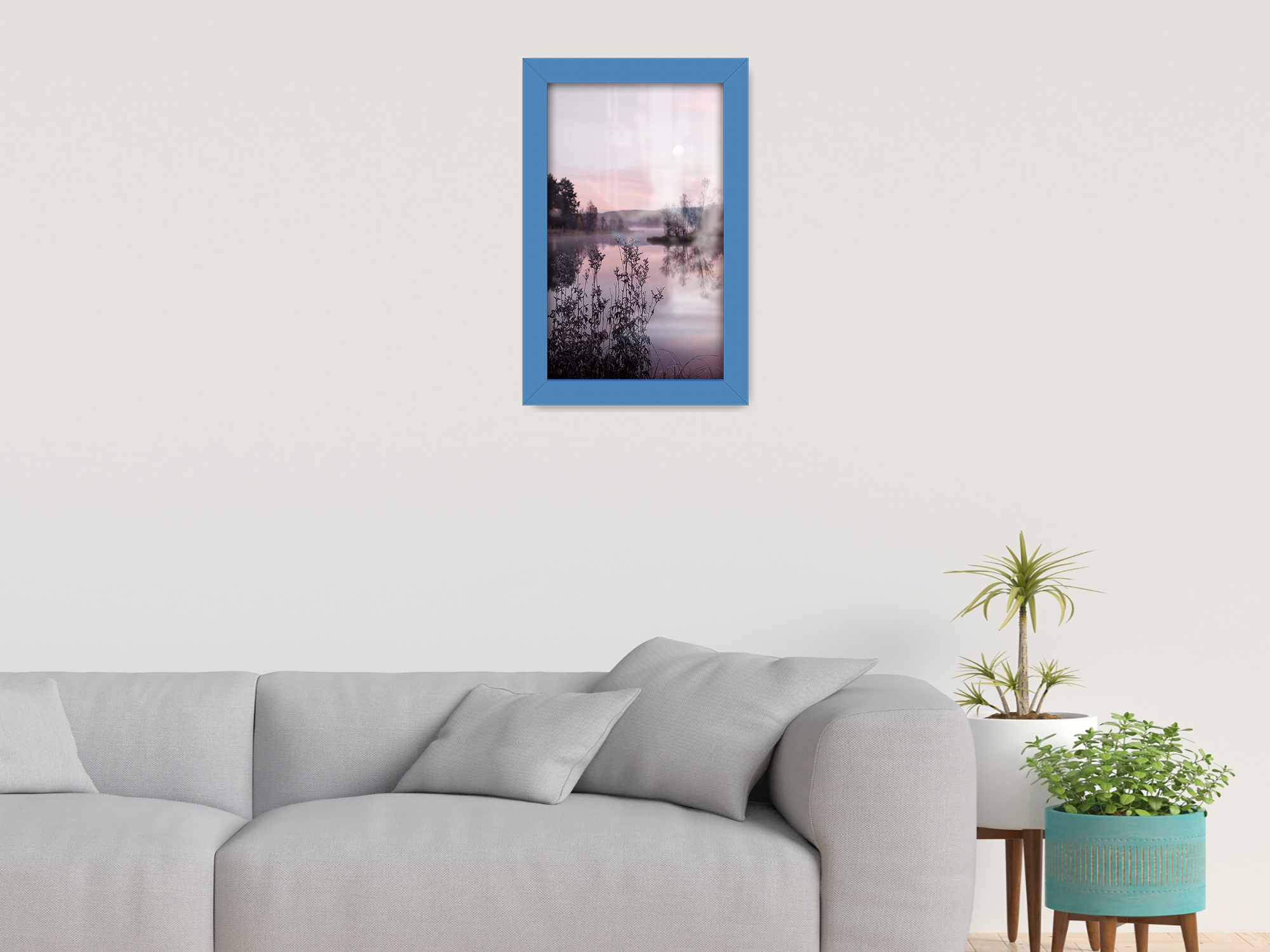 10 x 8 Inch / ( 25.40 x 20.32 CM )  |  Frames - MDF
 -  [ Blue ]