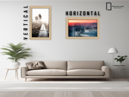 10 x 8 Inch / ( 25.40 x 20.32 CM )  |  Frames - MDF
 -  [ Oak ]