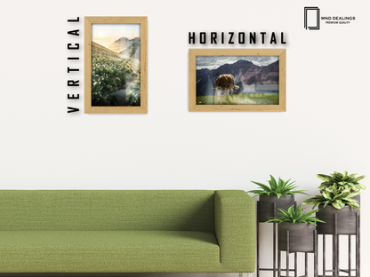 10 x 8 Inch / ( 25.40 x 20.32 CM )  |  Picture Frames - MDF
 -  [ Pine ]