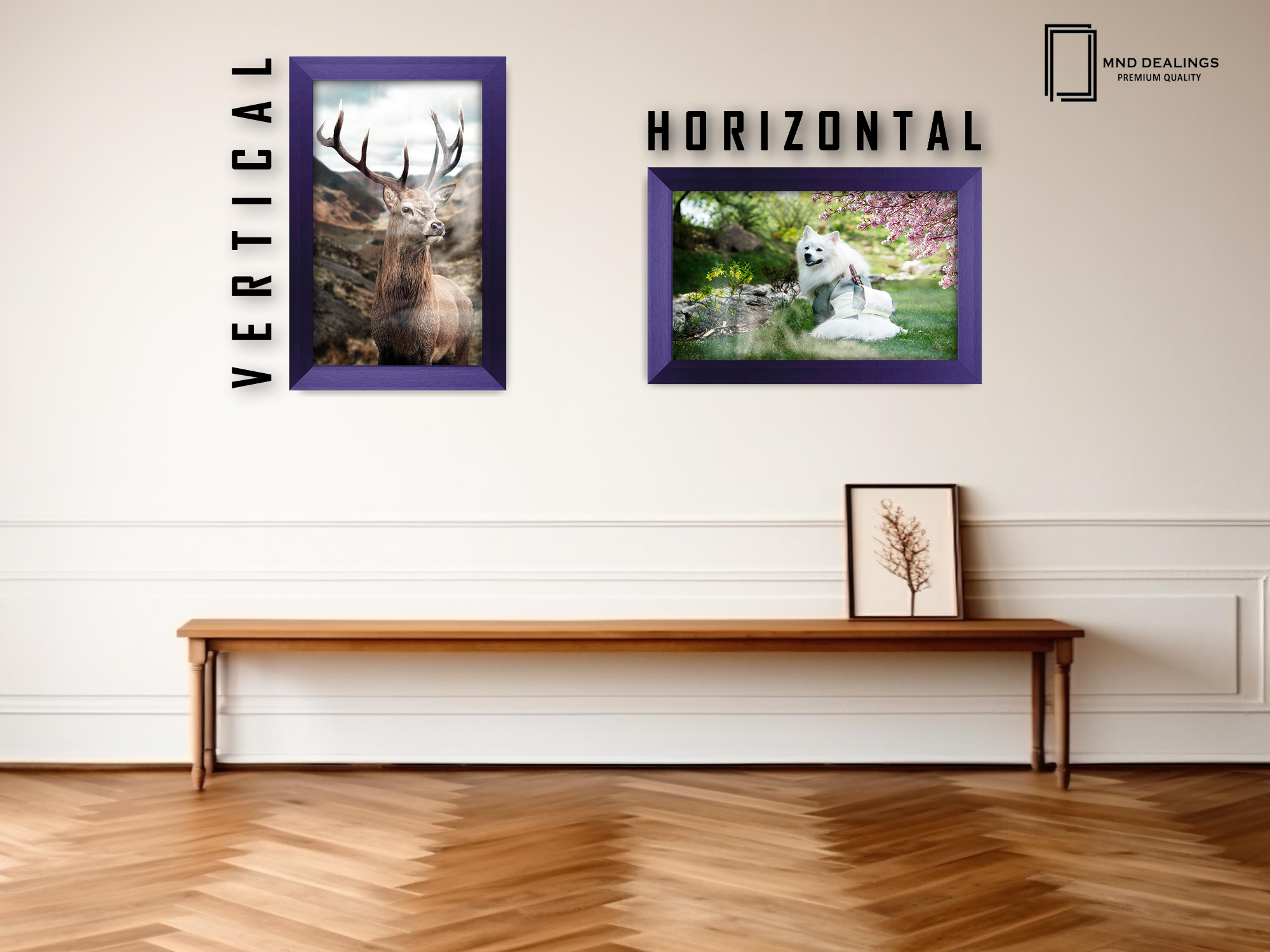 10 x 8 Inch / ( 25.40 x 20.32 CM )  |  Frames - MDF
 -  [ Purple ]