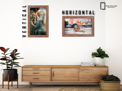10 x 8 Inch / ( 25.40 x 20.32 CM )  |  Picture Frames - MDF
 -  [ Rustic ]