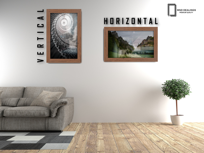 10 x 8 Inch / ( 25.40 x 20.32 CM )  |  Picture Frames - MDF
 -  [ Walnut ]