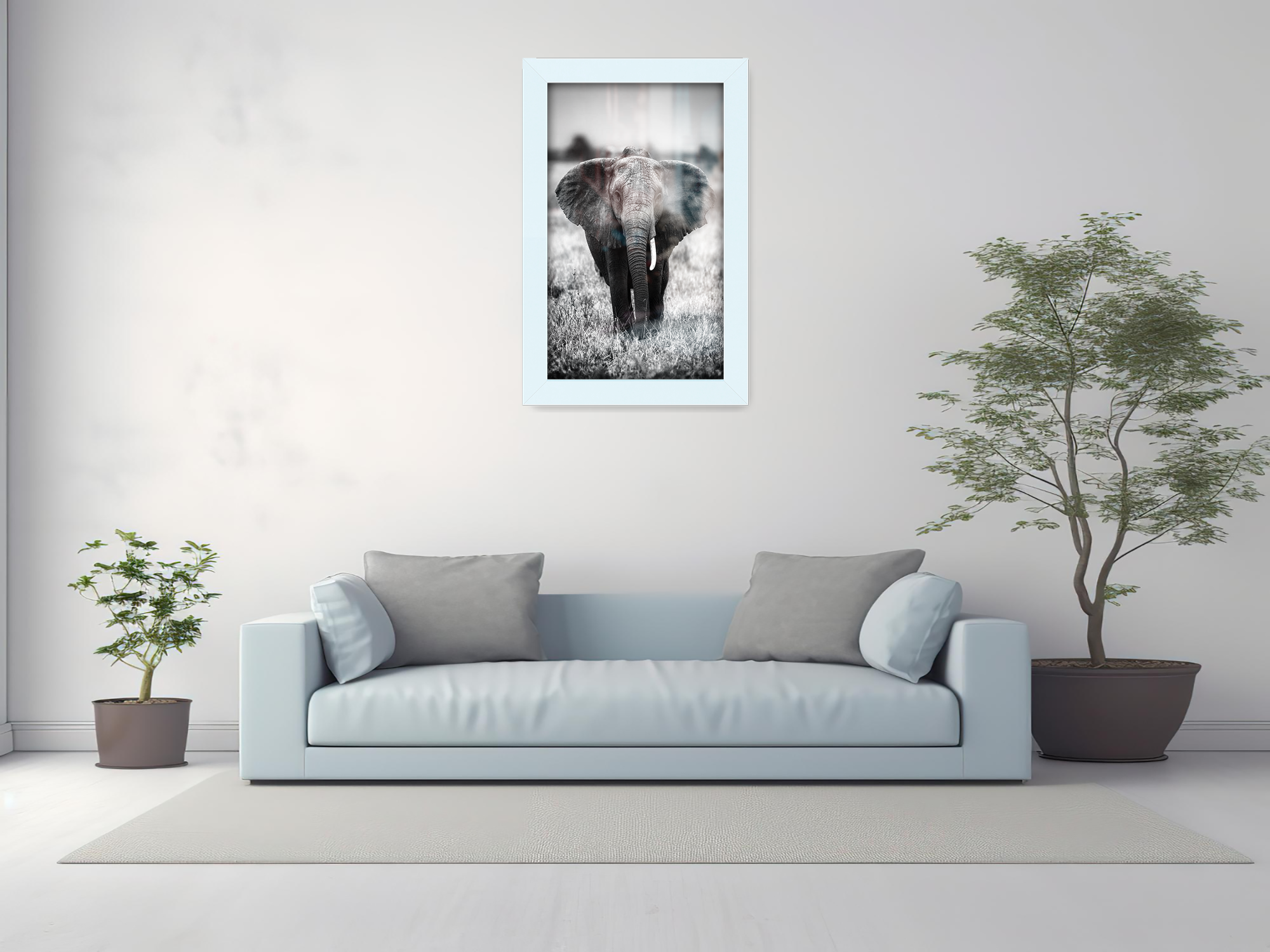 10 x 8 Inch / ( 25.40 x 20.32 CM )  |  Picture Frames - MDF
 -  [ White ]