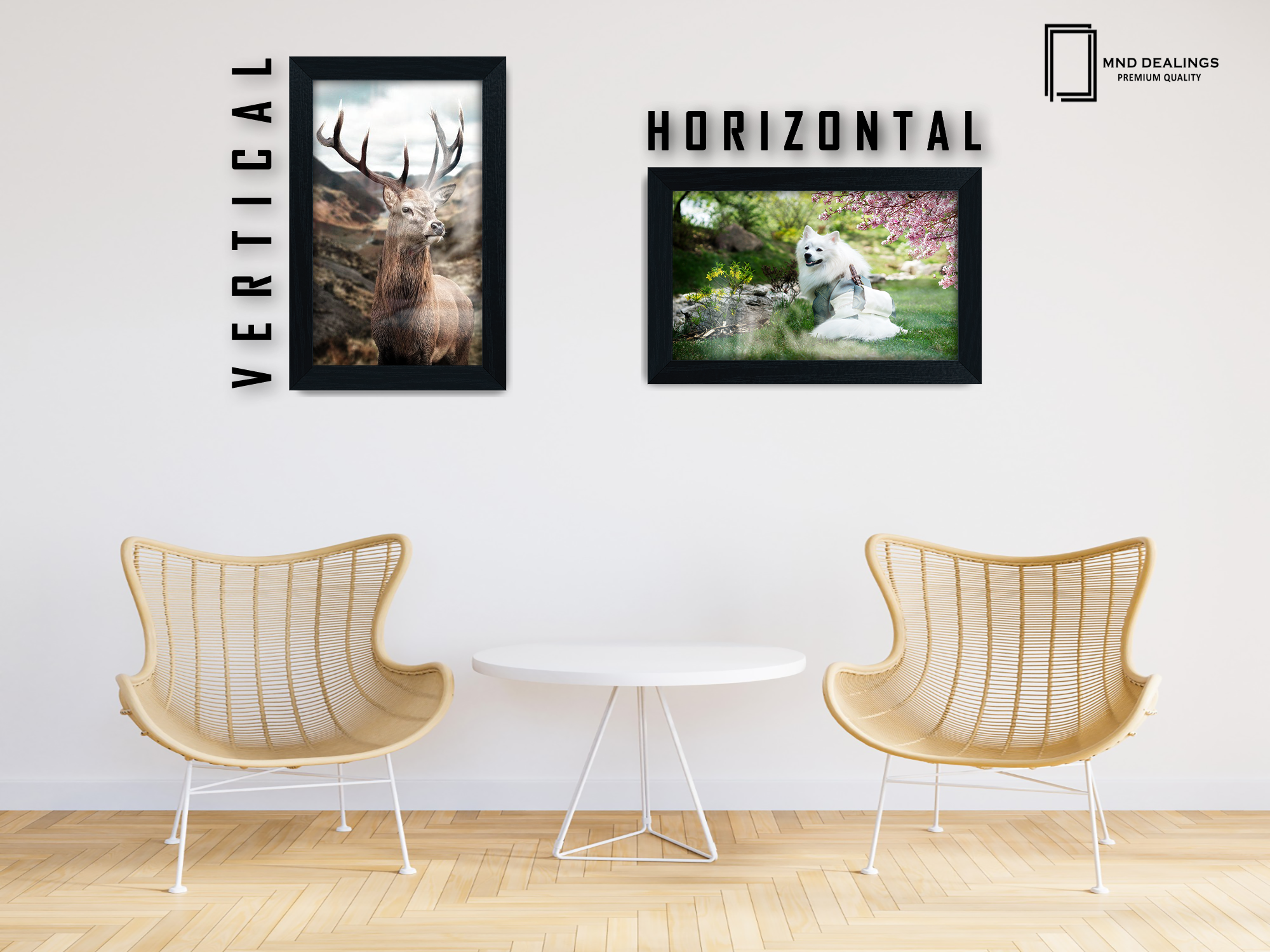 11 x 9 Inch / ( 27.94 x 22.86 CM )  |  Frames - MDF
 -  [ Black ]