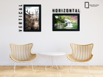11 x 9 Inch / ( 27.94 x 22.86 CM )  |  Frames - MDF
 -  [ Black ]