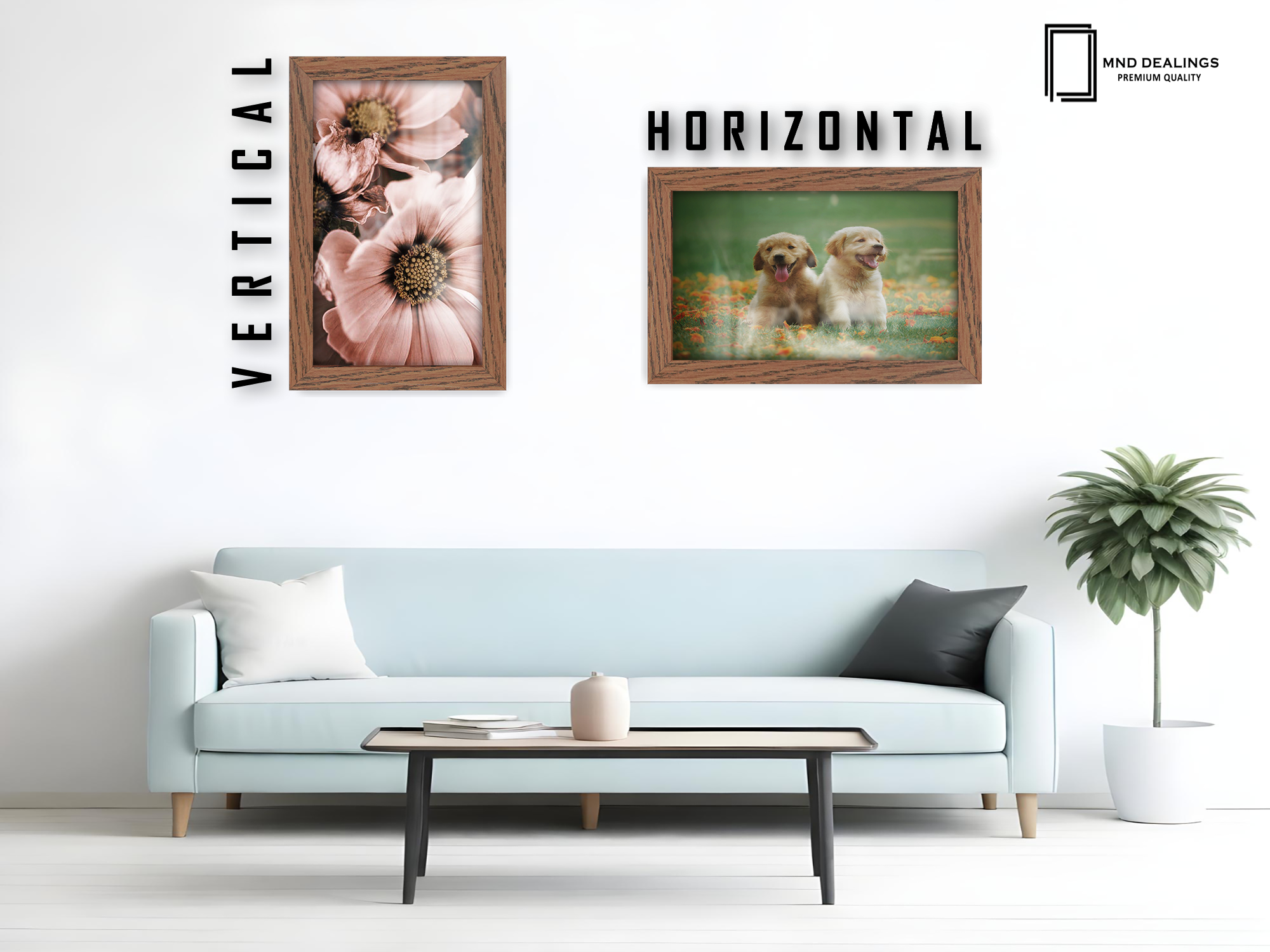 11 x 9 Inch / ( 27.94 x 22.86 CM )  |  Art Frames - MDF
 -  [ Dark Oak ]