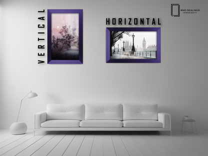 11 x 9 Inch / ( 27.94 x 22.86 CM )  |  Frames - MDF
 -  [ Purple ]