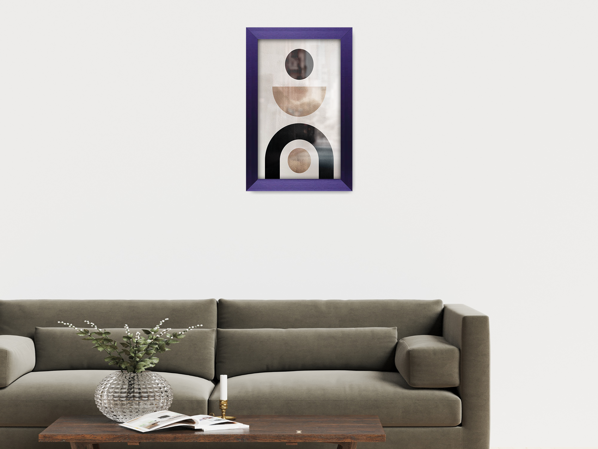 11 x 9 Inch / ( 27.94 x 22.86 CM )  |  Frames - MDF
 -  [ Purple ]