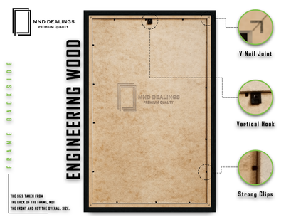 12 x 10 Inch / ( 30.48 x 25.40 CM ) Frames - MDF