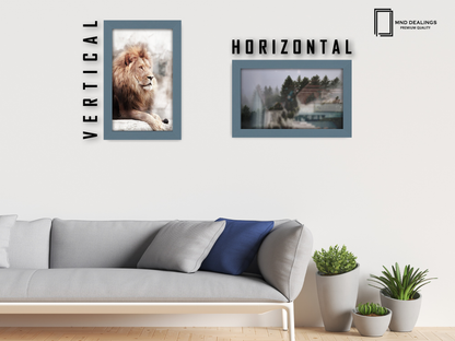 12 x 10 Inch / ( 30.48 x 25.40 CM )  |  Photo Frames - MDF
 -  [ Dark Grey ]