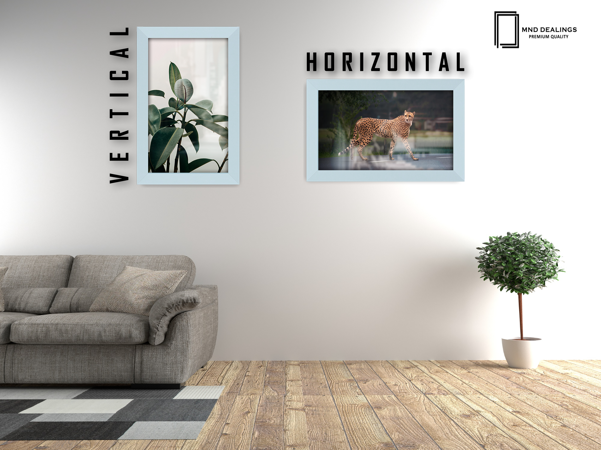 12 x 10 Inch / ( 30.48 x 25.40 CM )  |  Photo Frames - MDF
 -  [ Light Grey ]