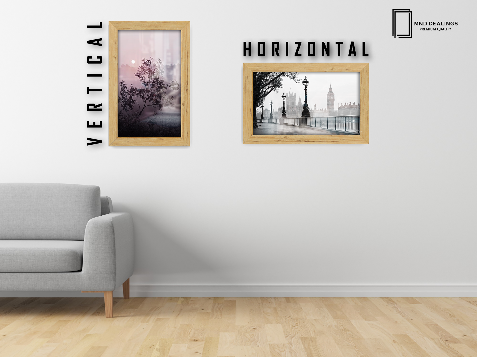 12 x 10 Inch / ( 30.48 x 25.40 CM )  |  Display Frame - MDF
 -  [ Pine ]