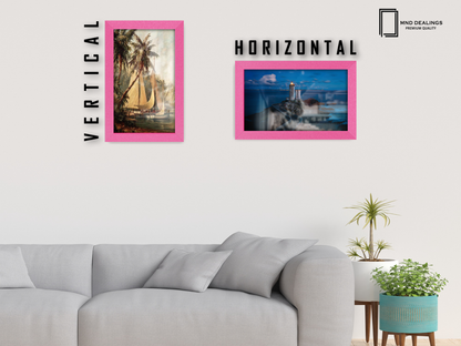 12 x 10 Inch / ( 30.48 x 25.40 CM )  |  Certificate Frames - MDF
 -  [ Pink ]