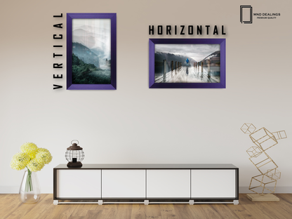 12 x 10 Inch / ( 30.48 x 25.40 CM )  |  Art Frames - MDF
 -  [ Purple ]