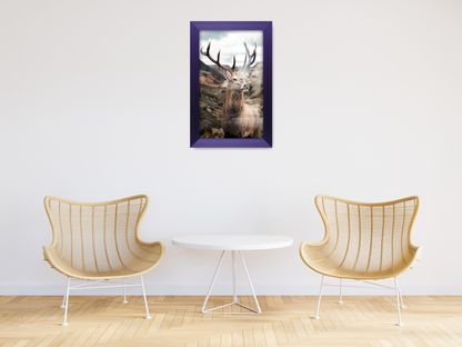 12 x 10 Inch / ( 30.48 x 25.40 CM )  |  Art Frames - MDF
 -  [ Purple ]