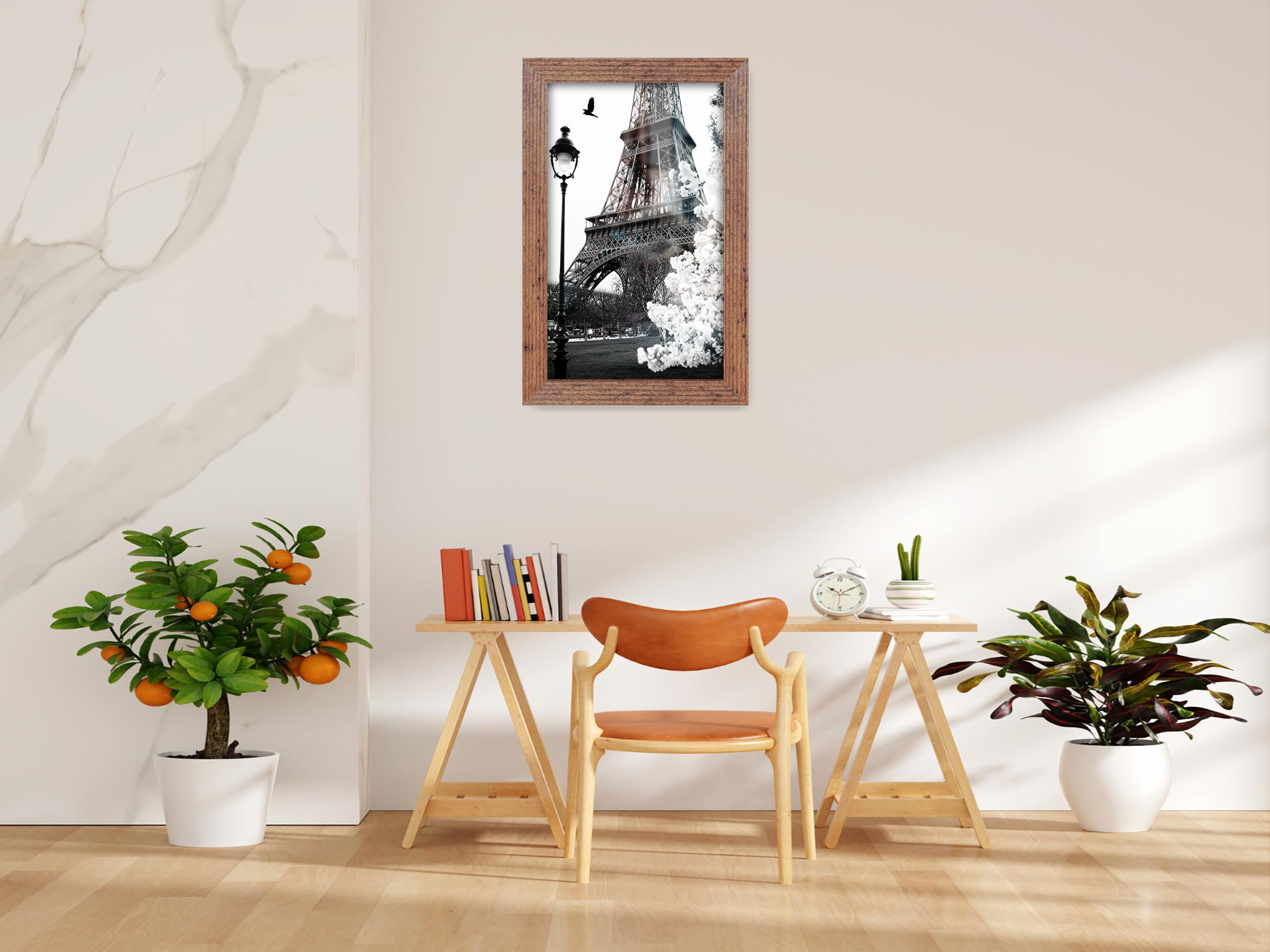 12 x 10 Inch / ( 30.48 x 25.40 CM )  |  Display Frame - MDF
 -  [ Rustic ]