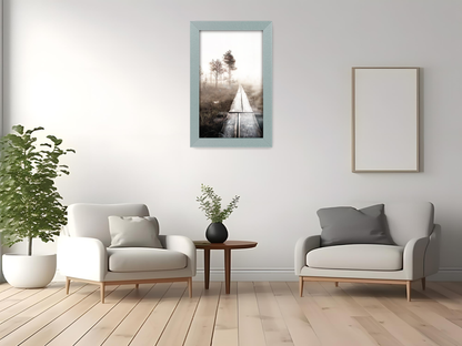 12 x 10 Inch / ( 30.48 x 25.40 CM )  |  Picture Frames - MDF
 -  [ Silver ]