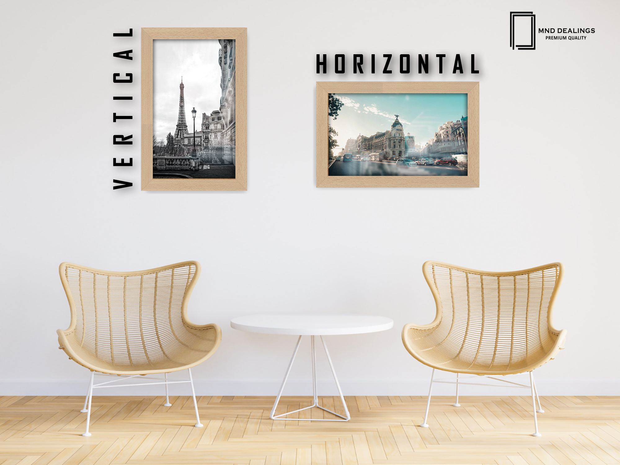 12 x 8 Inch / ( 30.48 x 20.32 CM )  |  Frames - MDF
 -  [ Beech ]
