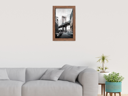 12 x 8 Inch / ( 30.48 x 20.32 CM )  |  Frames - MDF
 -  [ Dark Oak ]