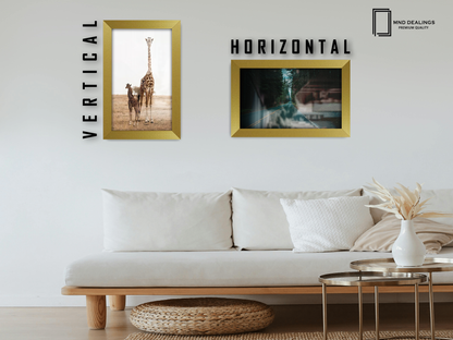 12 x 8 Inch / ( 30.48 x 20.32 CM )  |  Poster Frames - MDF
 -  [ Gold ]