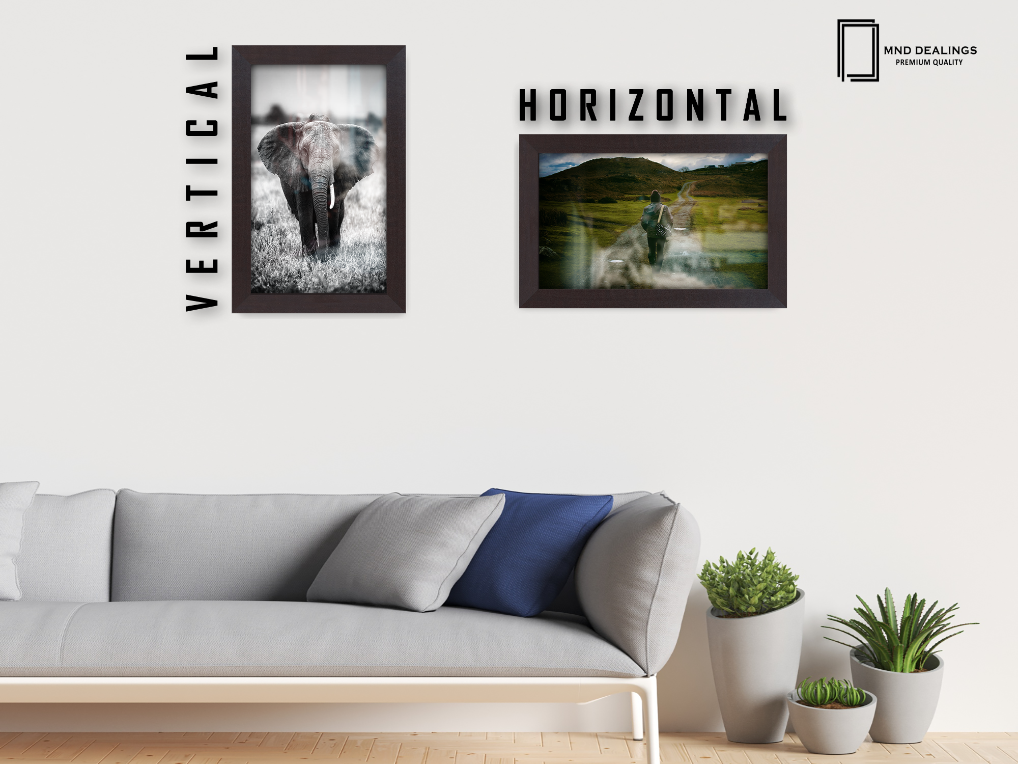 12 x 8 Inch / ( 30.48 x 20.32 CM )  |  Certificate Frames - MDF
 -  [ Mahogany ]