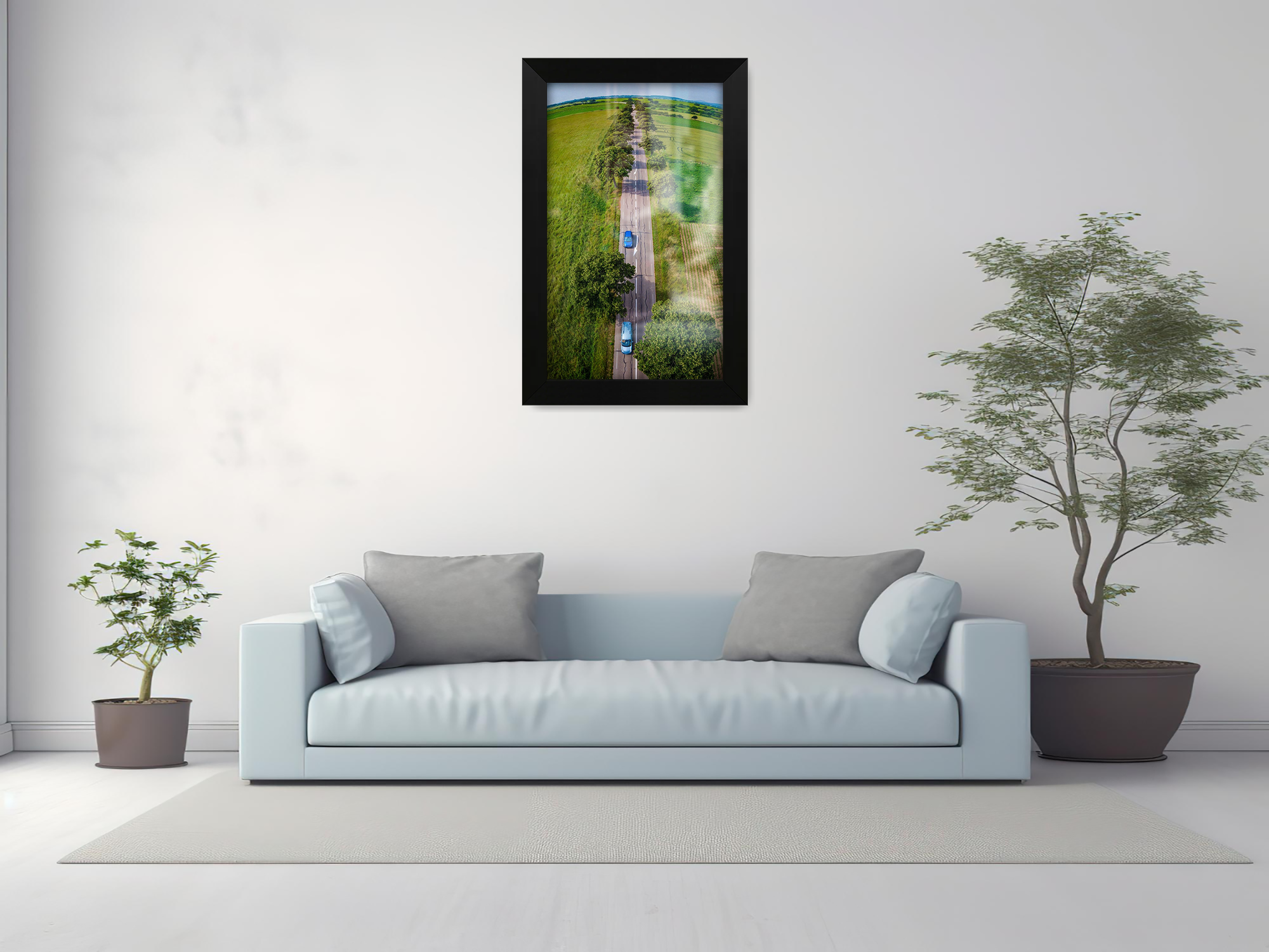 12 x 8 Inch / ( 30.48 x 20.32 CM )  |  Picture Frames - MDF
 -  [ Matt Black ]