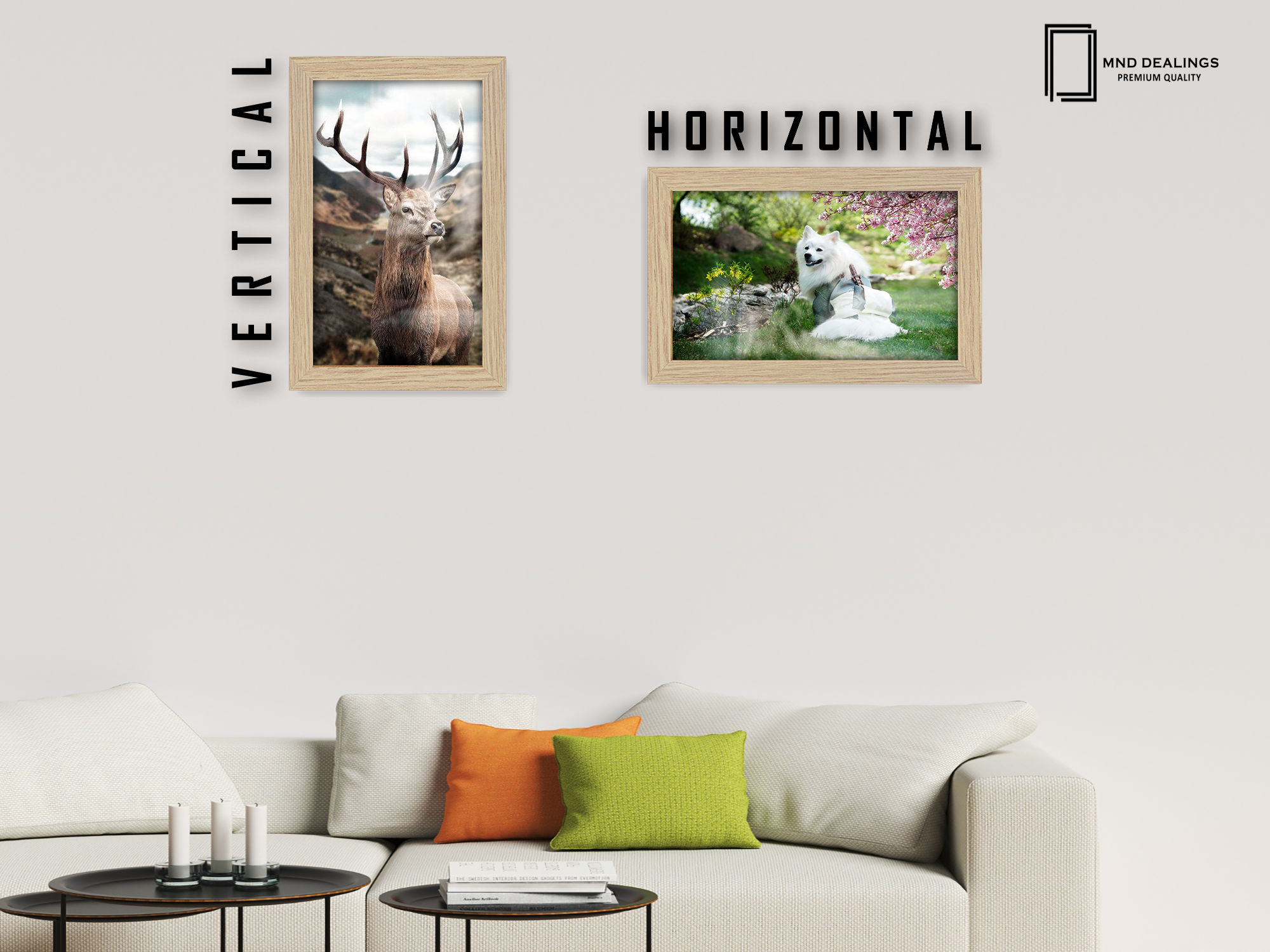 12 x 8 Inch / ( 30.48 x 20.32 CM )  |  Certificate Frames - MDF
 -  [ Oak ]