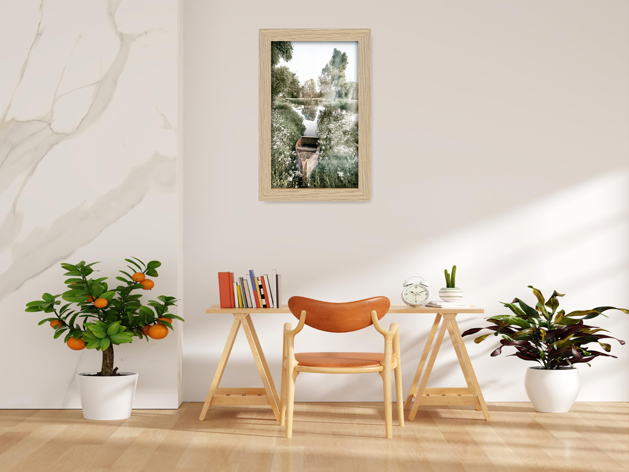 12 x 8 Inch / ( 30.48 x 20.32 CM )  |  Certificate Frames - MDF
 -  [ Oak ]